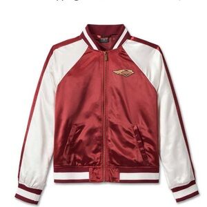 Harley-Davidson Women's 120th Anniversary Colorblocked Bomber Jacket 97449-23VW